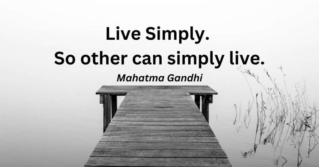 live simply